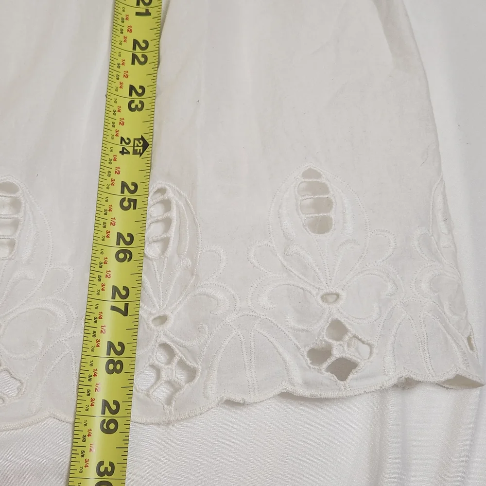 Old Navy Babydoll Tunic Tank/Dress Top Lg Fairy Angelcore Cottagecore Lace Trim - Picture 14 of 14